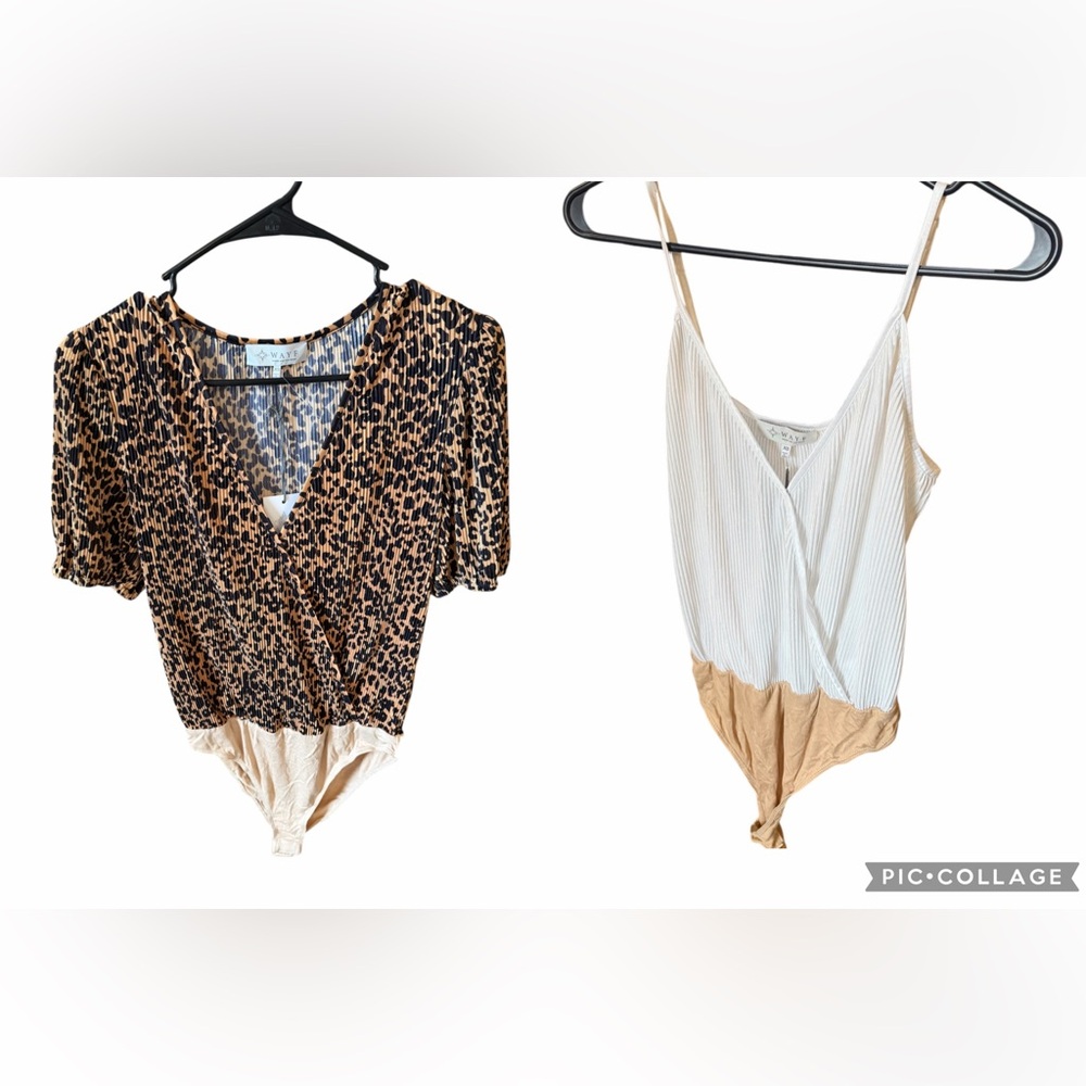 WAYF Bodysuit X-Small Bundle- NWT